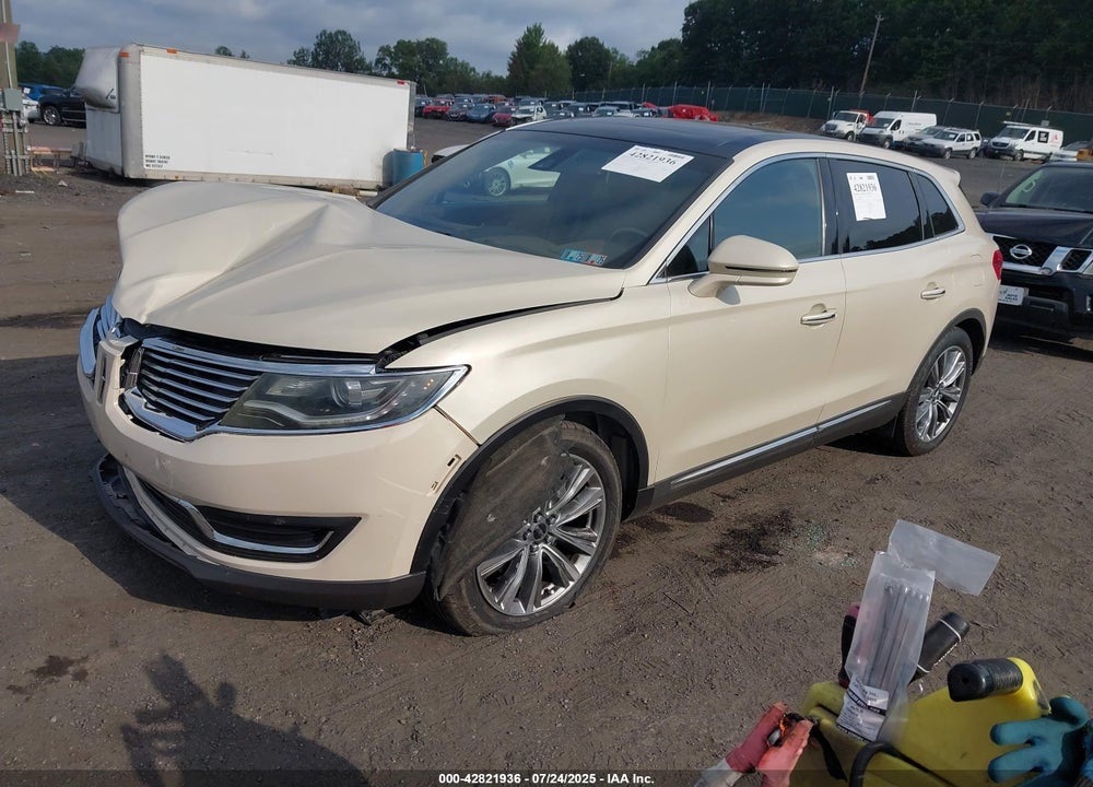 2016 LINCOLN MKX VIN: 2LMTJ8LP4GBL57708