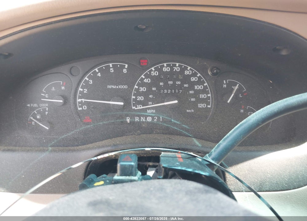 1998 FORD EXPLORER VIN: 1FMZU34X4WUC94388
