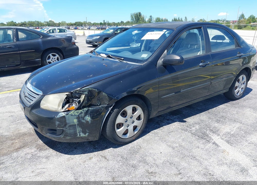 2009 KIA SPECTRA VIN: KNAFE222595611046