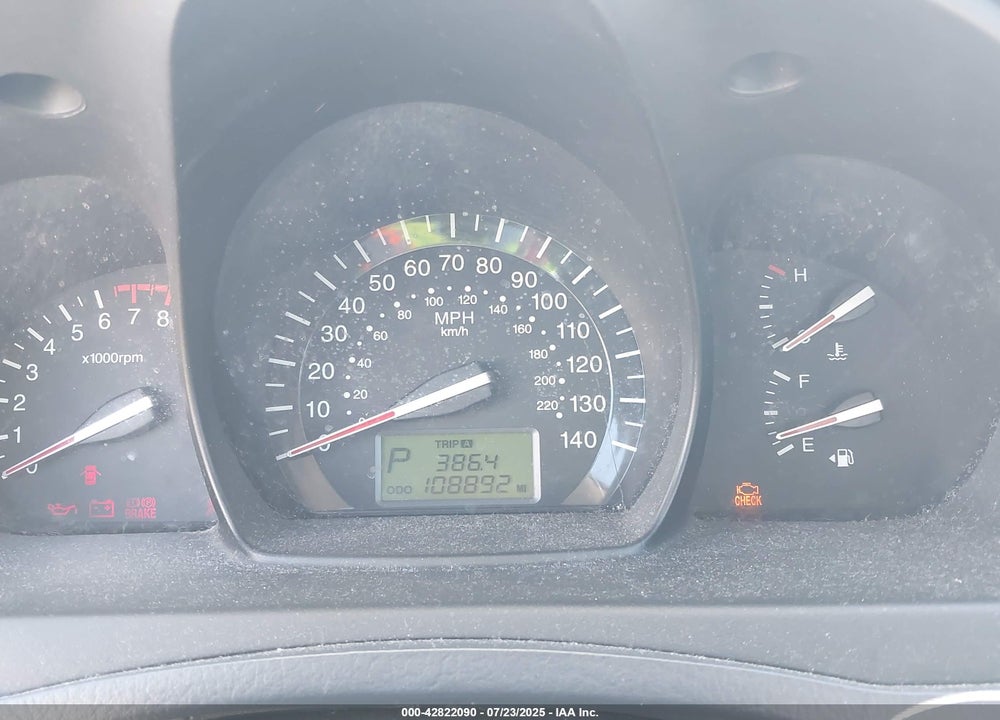 2009 KIA SPECTRA VIN: KNAFE222595611046