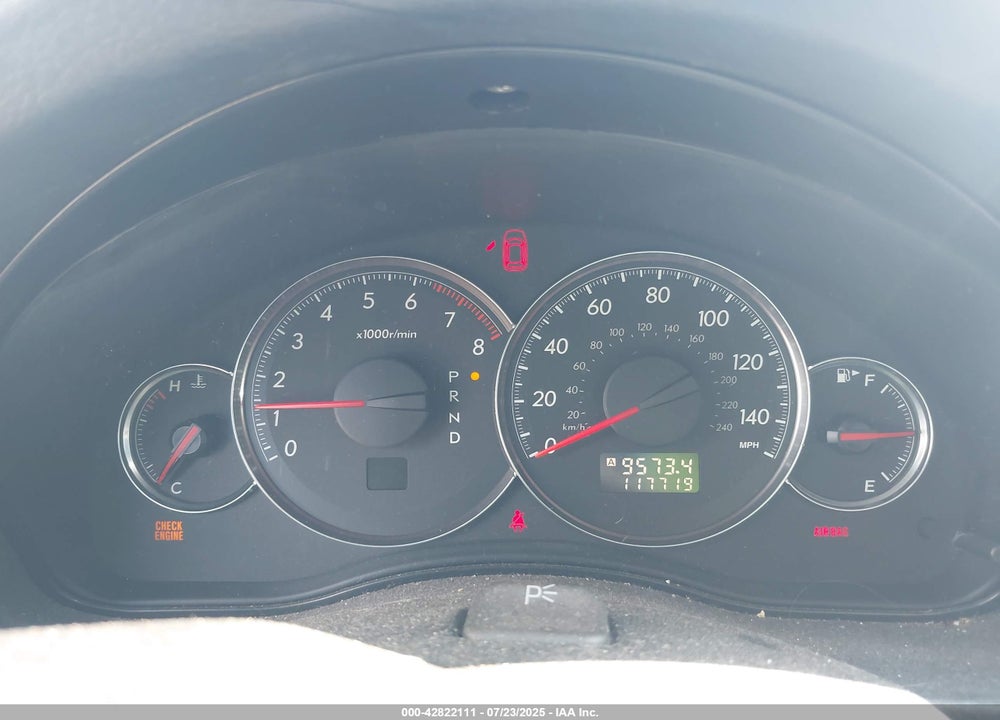 2008 SUBARU OUTBACK VIN: 4S4BP61C887323923