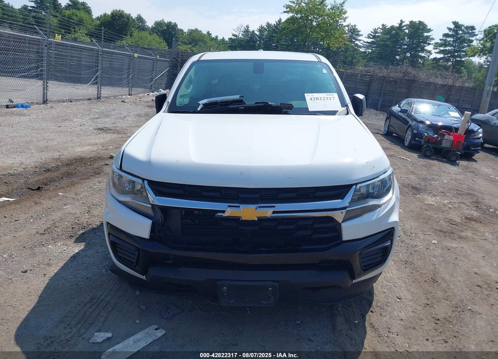 2021 CHEVROLET COLORADO 4WD SHORT BOX WT VIN: 1GCGTBEN7M1270557