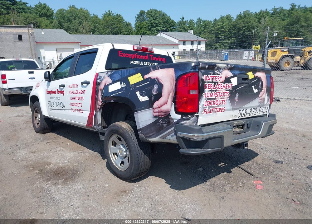2021 CHEVROLET COLORADO 4WD SHORT BOX WT VIN: 1GCGTBEN7M1270557