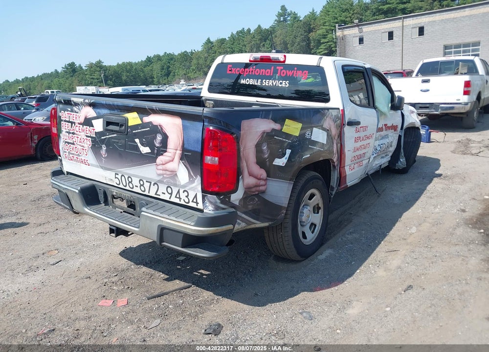 2021 CHEVROLET COLORADO 4WD SHORT BOX WT VIN: 1GCGTBEN7M1270557