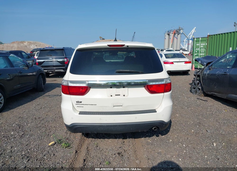 2012 DODGE DURANGO VIN: 1C4RDJAG6CC312484