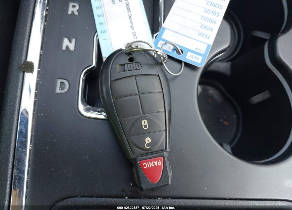 2012 DODGE DURANGO SXT VIN: 1C4RDJAG1CC207237