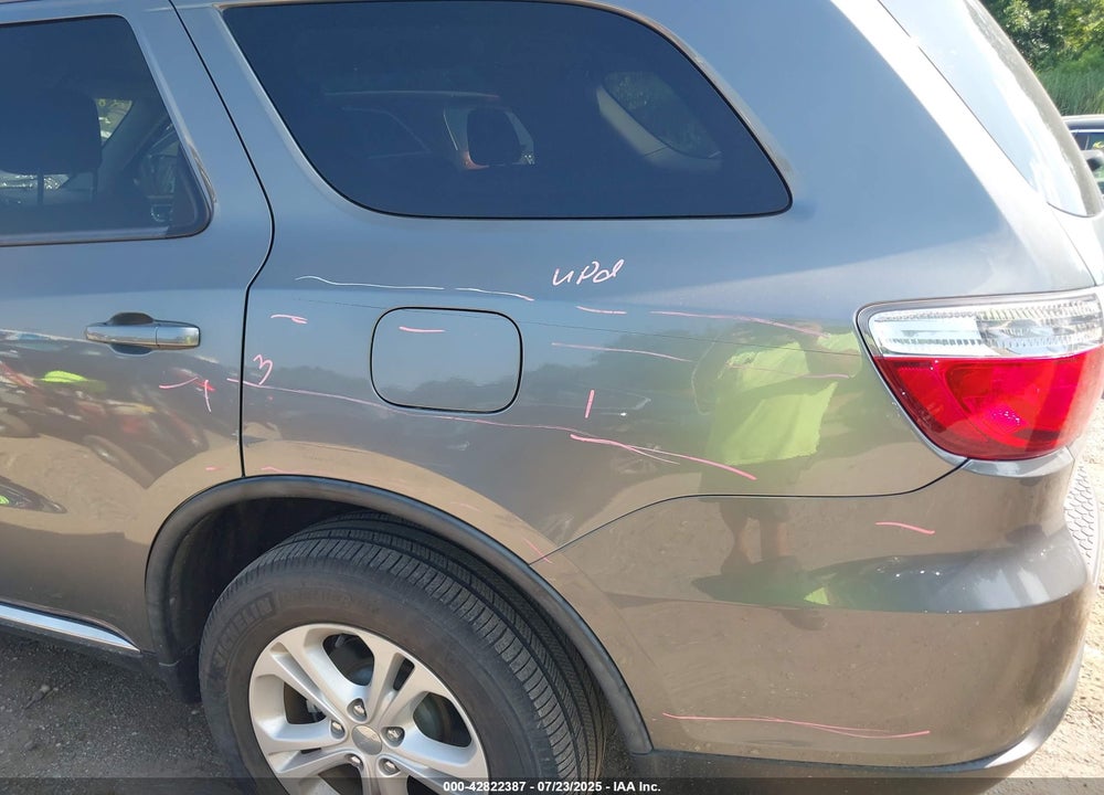 2012 DODGE DURANGO SXT VIN: 1C4RDJAG1CC207237
