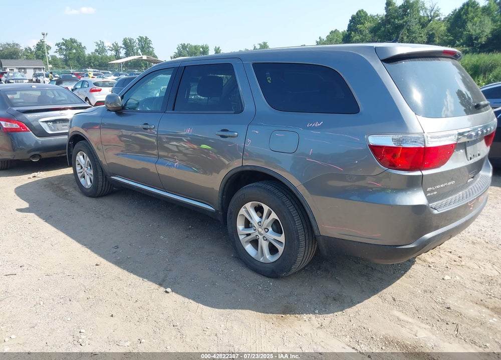 2012 DODGE DURANGO SXT VIN: 1C4RDJAG1CC207237