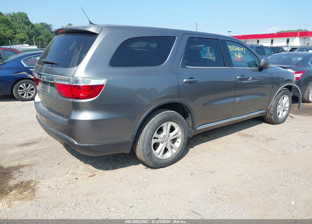 2012 DODGE DURANGO SXT VIN: 1C4RDJAG1CC207237