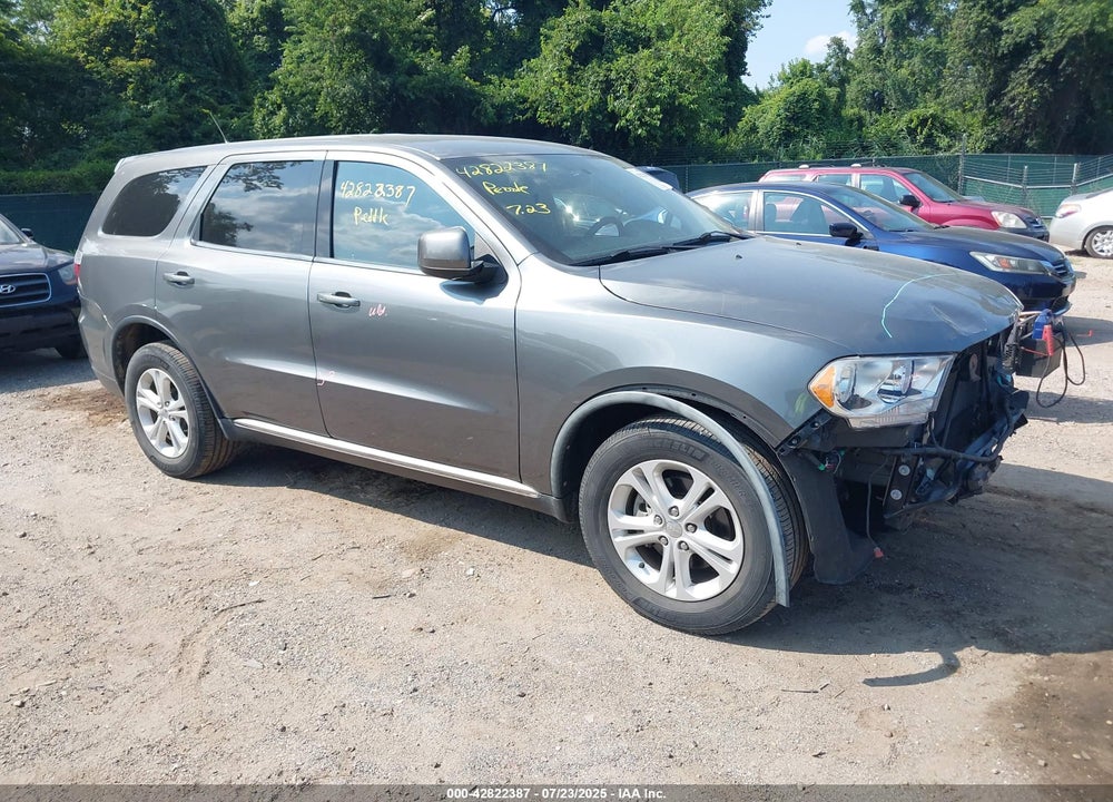 2012 DODGE DURANGO SXT VIN: 1C4RDJAG1CC207237