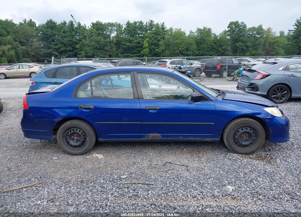 2004 HONDA CIVIC VIN: 1HGES16394L012497