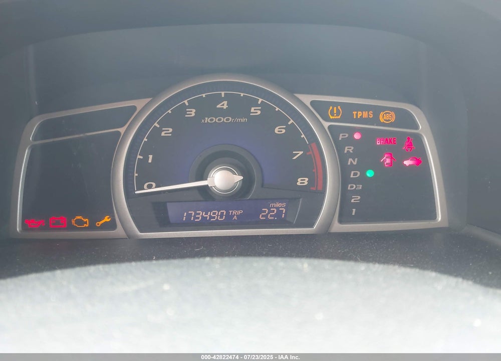2010 HONDA CIVIC VIN: 2HGFA1F59AH588205