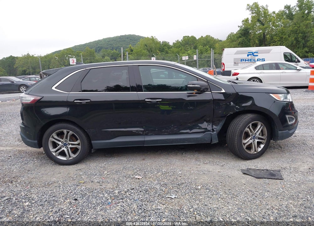 2015 FORD EDGE TITANIUM VIN: 2FMTK4K89FBB09464