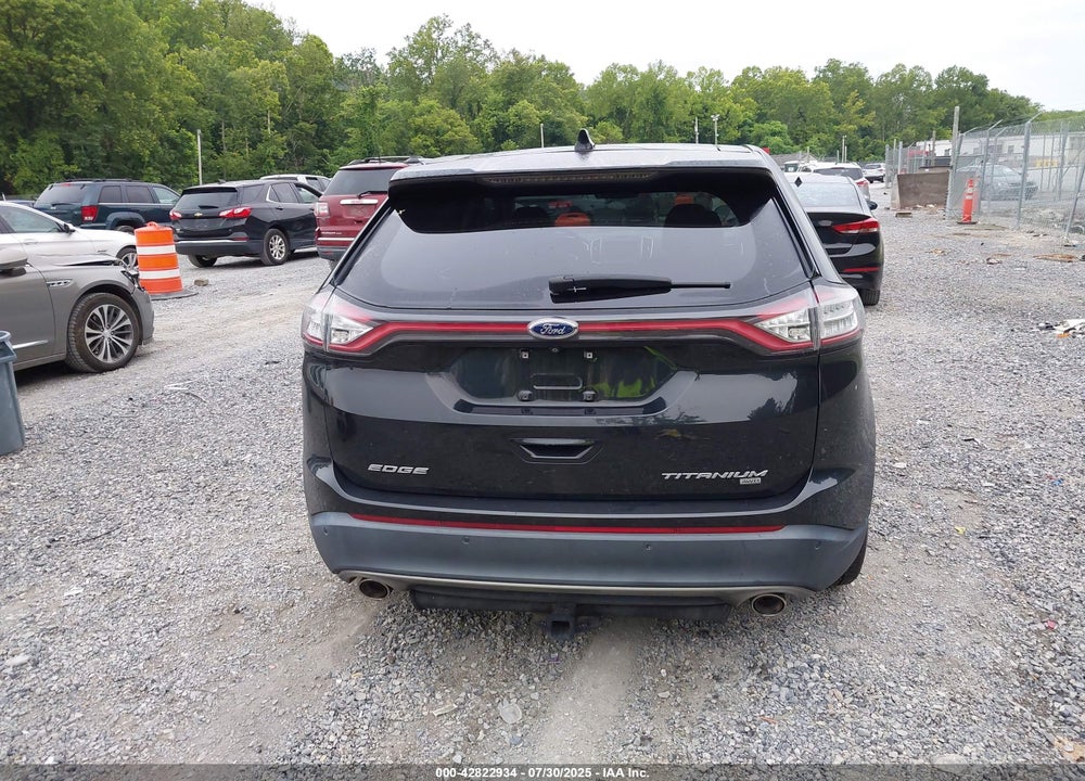 2015 FORD EDGE TITANIUM VIN: 2FMTK4K89FBB09464