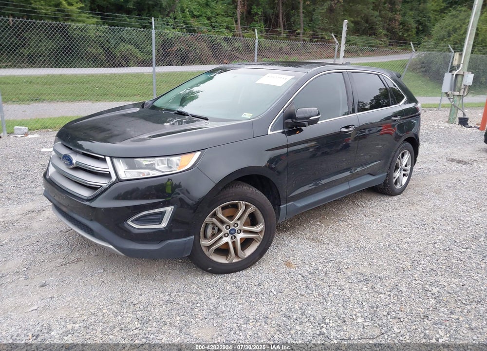 2015 FORD EDGE TITANIUM VIN: 2FMTK4K89FBB09464