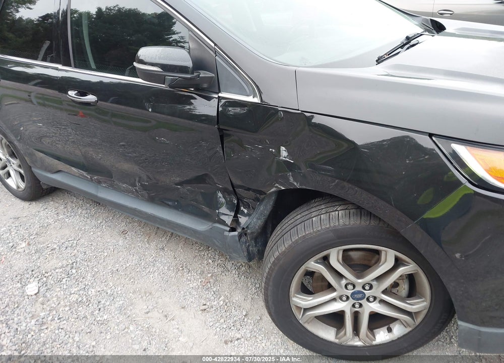 2015 FORD EDGE TITANIUM VIN: 2FMTK4K89FBB09464