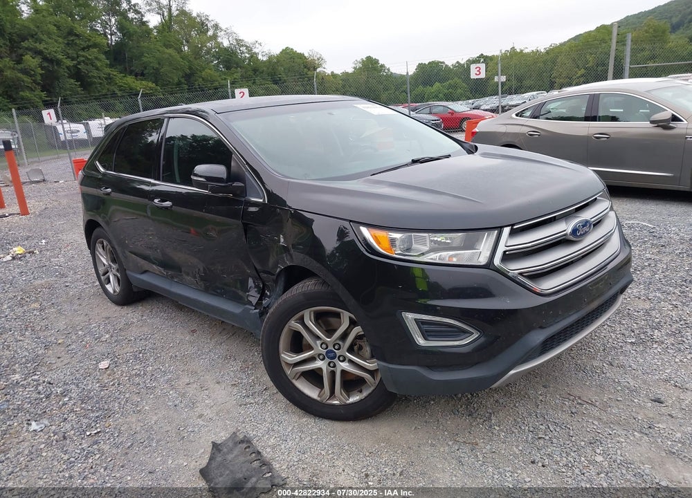 2015 FORD EDGE TITANIUM VIN: 2FMTK4K89FBB09464