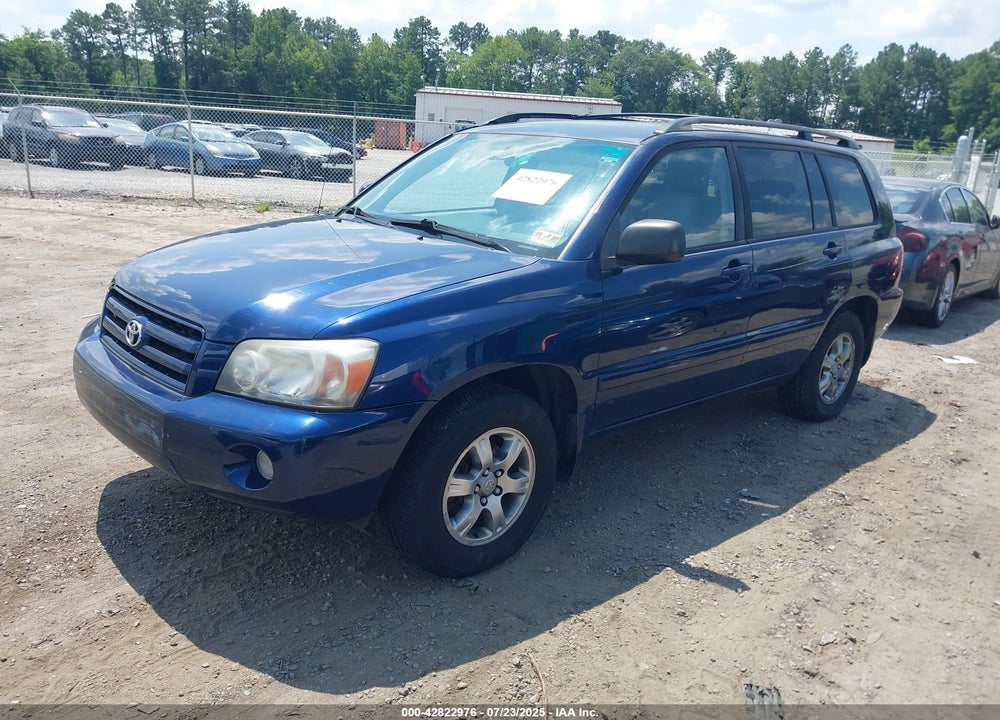 2005 TOYOTA HIGHLANDER VIN: JTEEP21A250077105