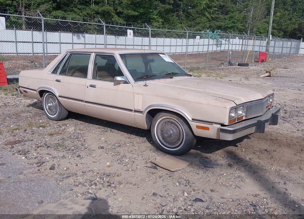 1983 MERCURY ZEPHYR GS VIN: 1MEBP86X9DK620796