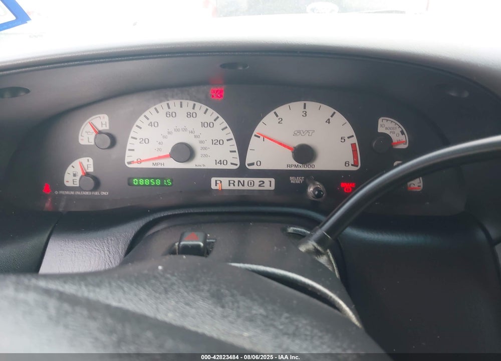 2001 FORD F-150 SVT LIGHTNING VIN: 2FTZF07351CA88642