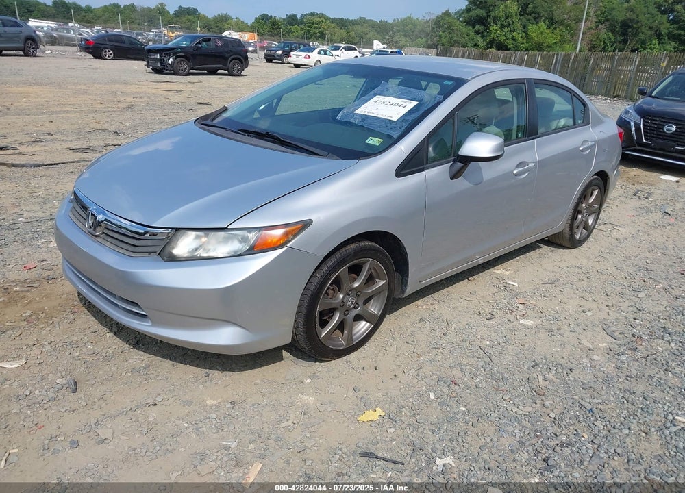 2012 HONDA CIVIC VIN: 19XFB2F50CE326735