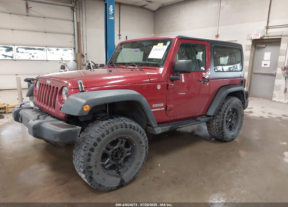2012 JEEP WRANGLER SPORT VIN: 1C4AJWAG1CL286301