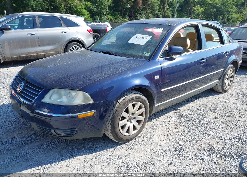 2001 VOLKSWAGEN PASSAT GLS VIN: WVWPD63B31P139860