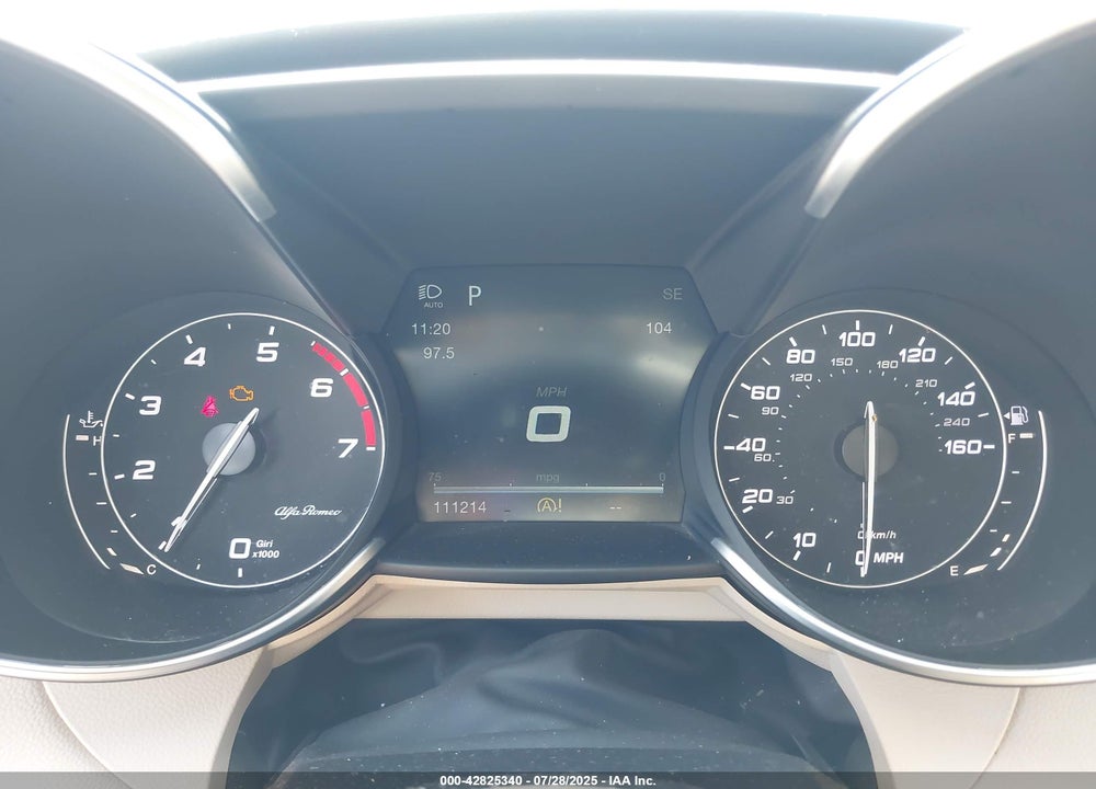 2017 ALFA ROMEO GIULIA VIN: ZARFAEEN9H7549293