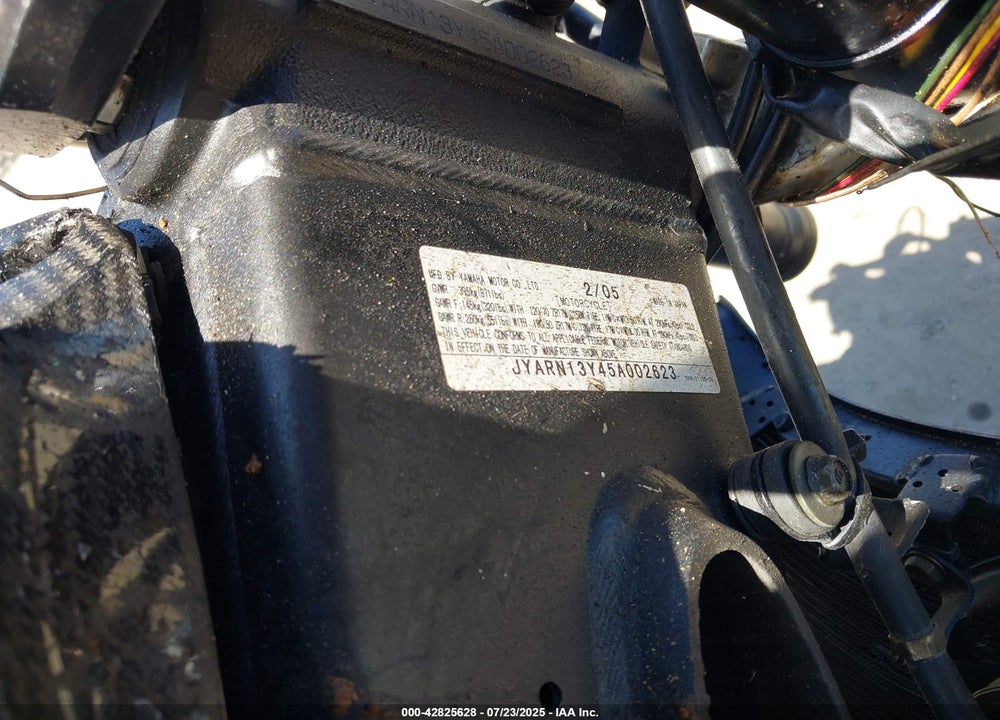 2005 YAMAHA YZFR1 C VIN: JYARN13Y45A002623