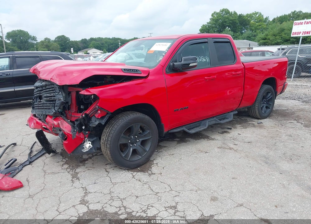 2021 RAM 1500 BIG HORN 4X4 6'4 BOX VIN: 1C6SRFBT7MN741934