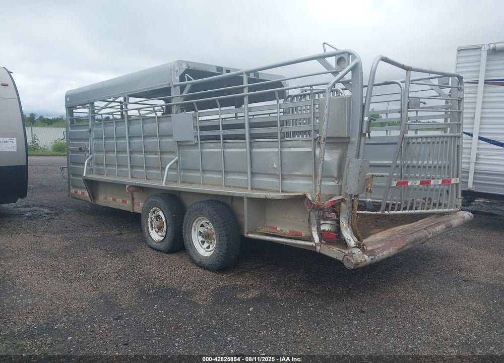2015 GR LIVESTOCK TRAILER VIN: 3BZGP2024FC002974