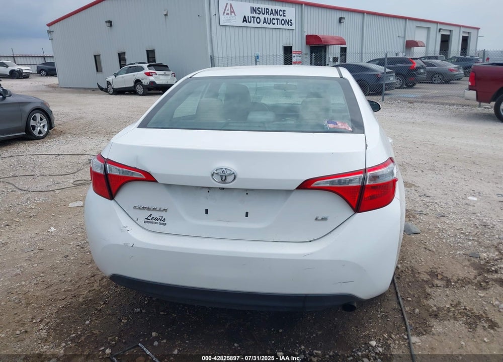 2016 TOYOTA COROLLA VIN: 5YFBURHE4GP530909