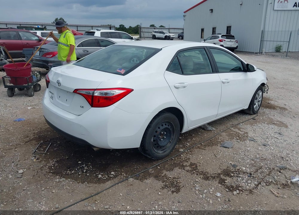 2016 TOYOTA COROLLA VIN: 5YFBURHE4GP530909