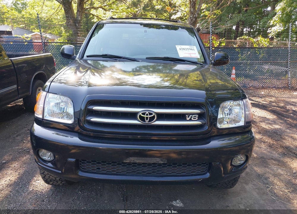 2002 TOYOTA SEQUOIA VIN: 5TDBT48A12S122466