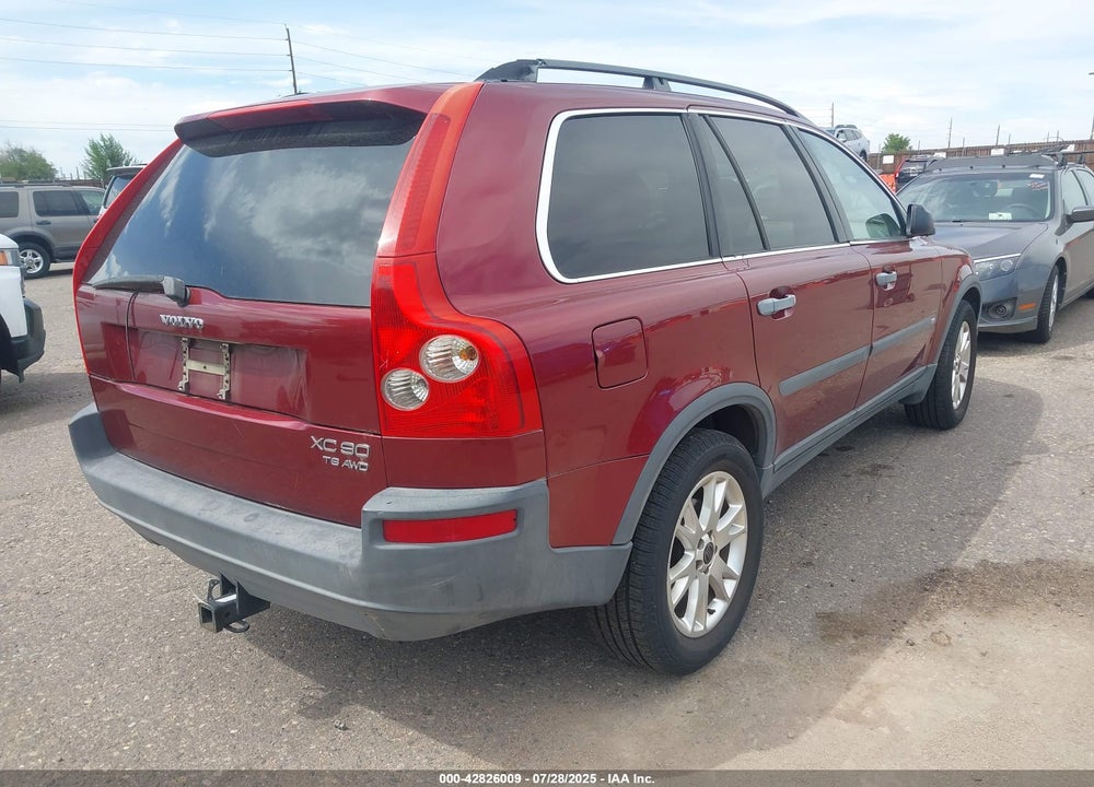 2004 VOLVO XC90 T6 VIN: YV1CZ91HX41049065