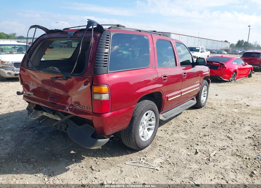 2002 CHEVROLET TAHOE LT VIN: 1GNEC13Z92R308836