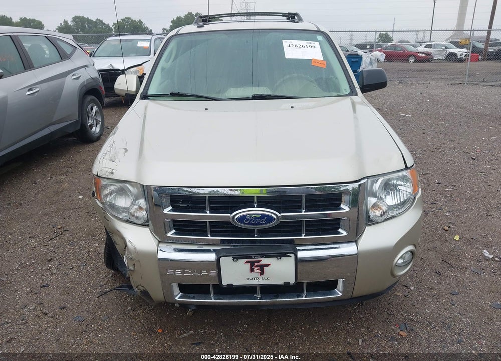 2010 FORD ESCAPE VIN: 1FMCU0EG8AKD25861