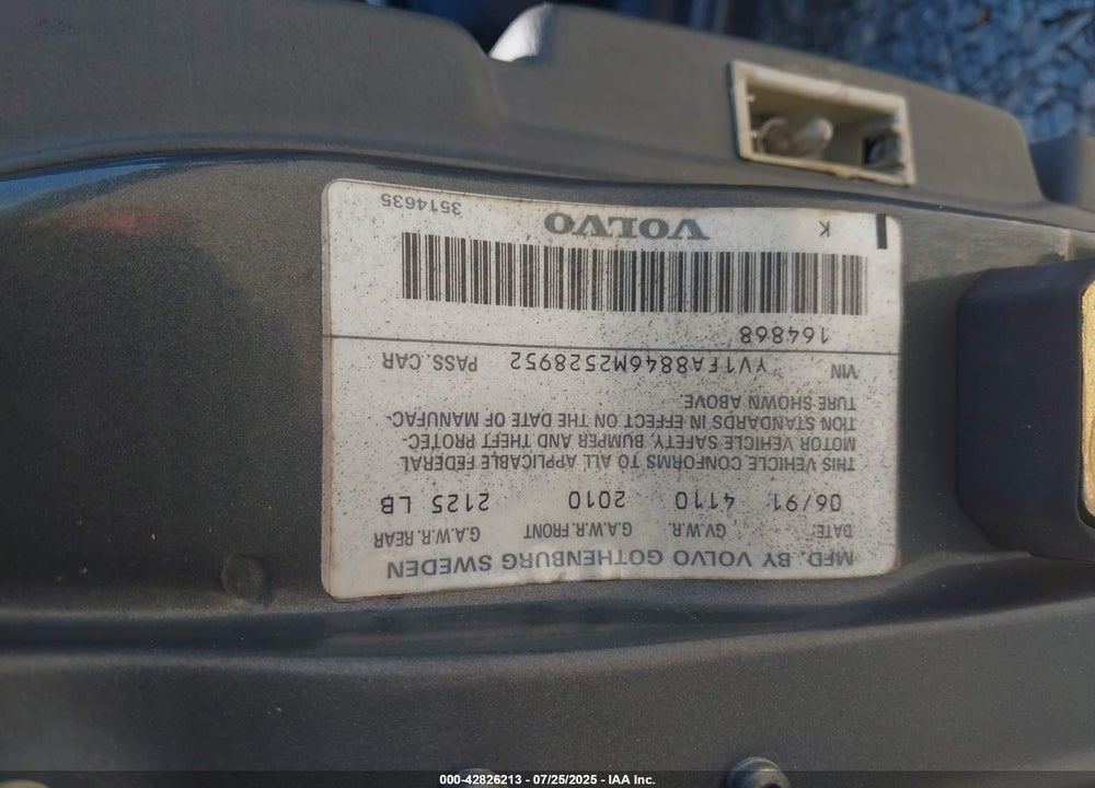 1991 VOLVO 740 VIN: YV1FA8846M2528952