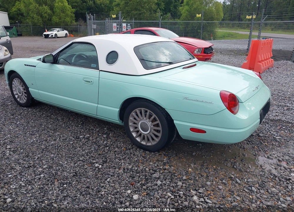 2004 FORD THUNDERBIRD VIN: 1FAHP60A54Y100196