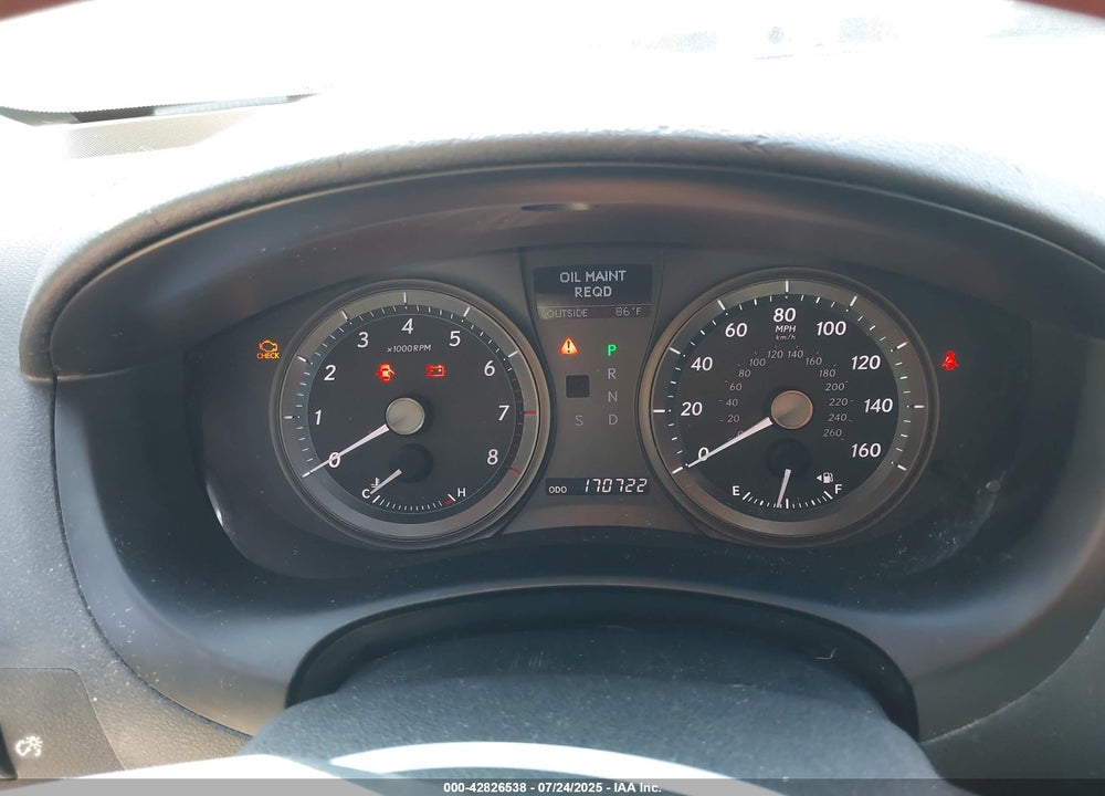 2008 LEXUS ES350 VIN: JTHBJ46G382158722