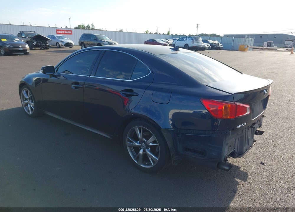 2009 LEXUS IS 250 VIN: JTHBK262592092259