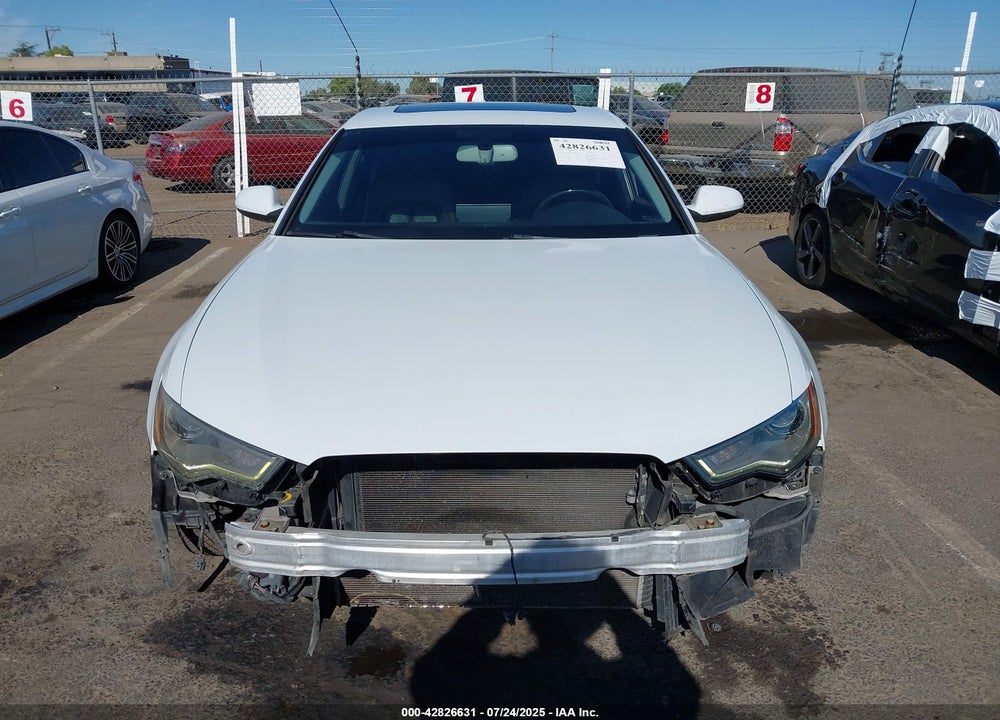 2012 AUDI A6 VIN: WAUGGAFC4CN161375