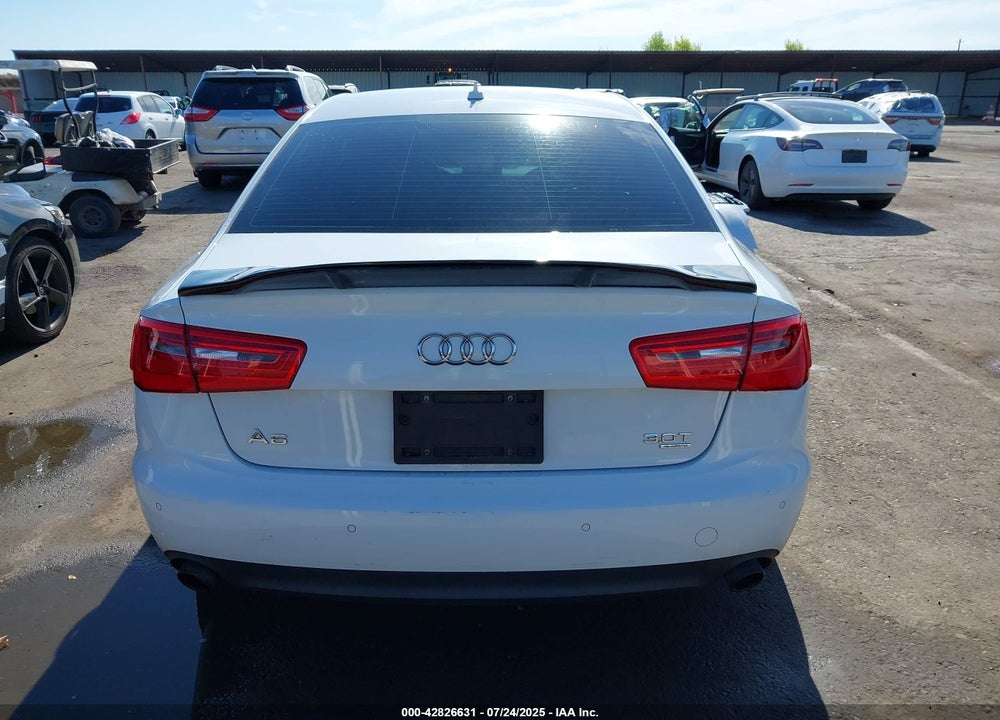 2012 AUDI A6 VIN: WAUGGAFC4CN161375