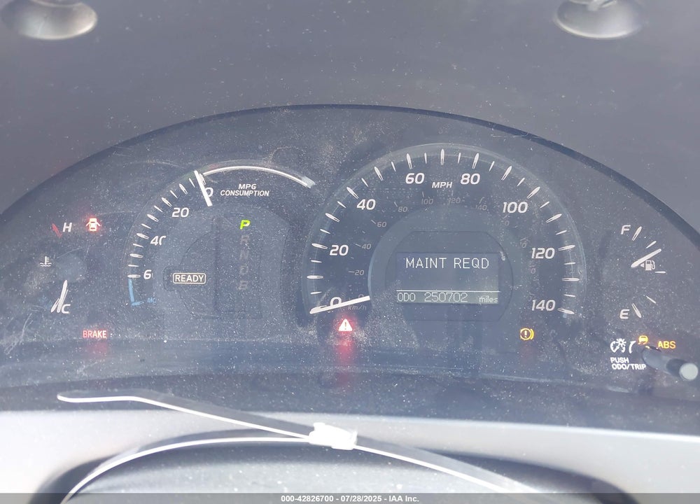 2007 TOYOTA CAMRY HYBRID VIN: JTNBB46K473019691