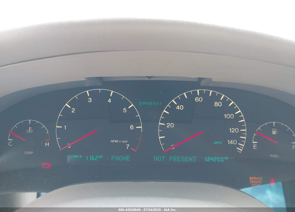 2002 CADILLAC SEVILLE VIN: 1G6KY54932U127640