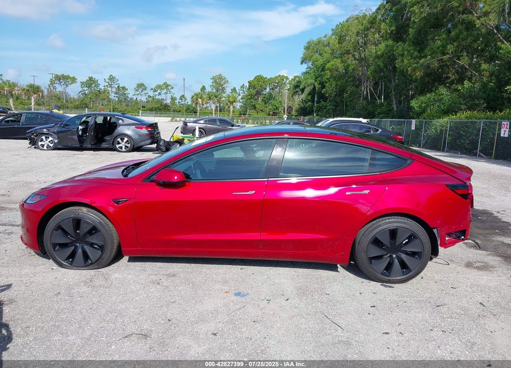 2025 TESLA MODEL 3 VIN: 5YJ3E1EA8SF901496