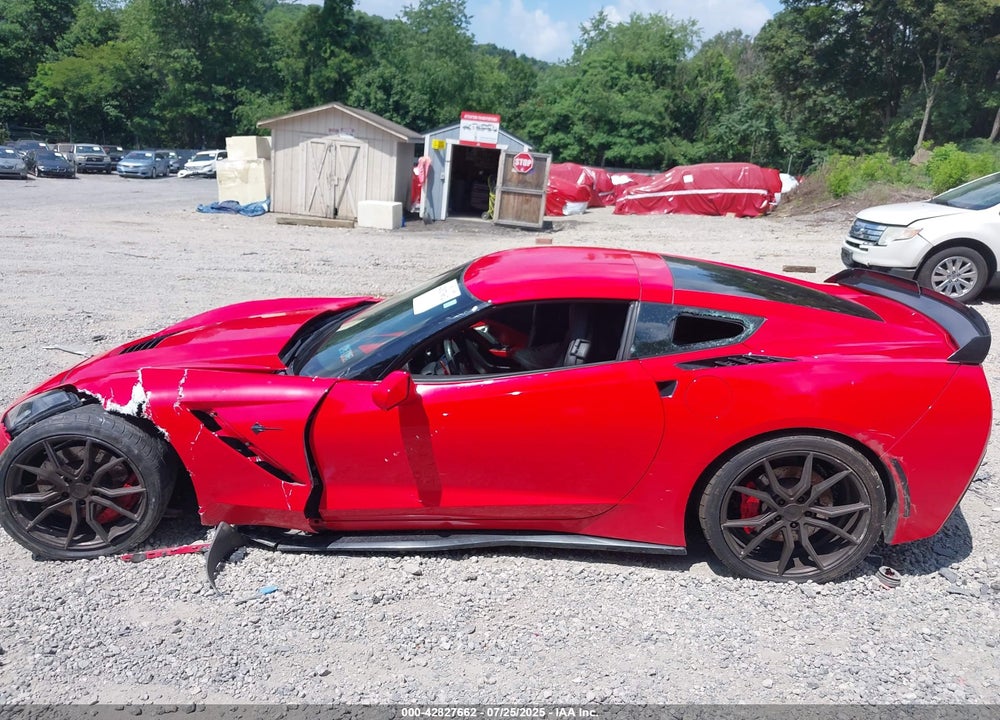 2014 CHEVROLET CORVETTE STINGRAY VIN: 1G1YM2D78E5114342