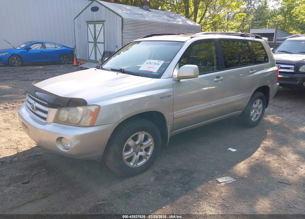 2001 TOYOTA HIGHLANDER VIN: JTEHF21A910010138