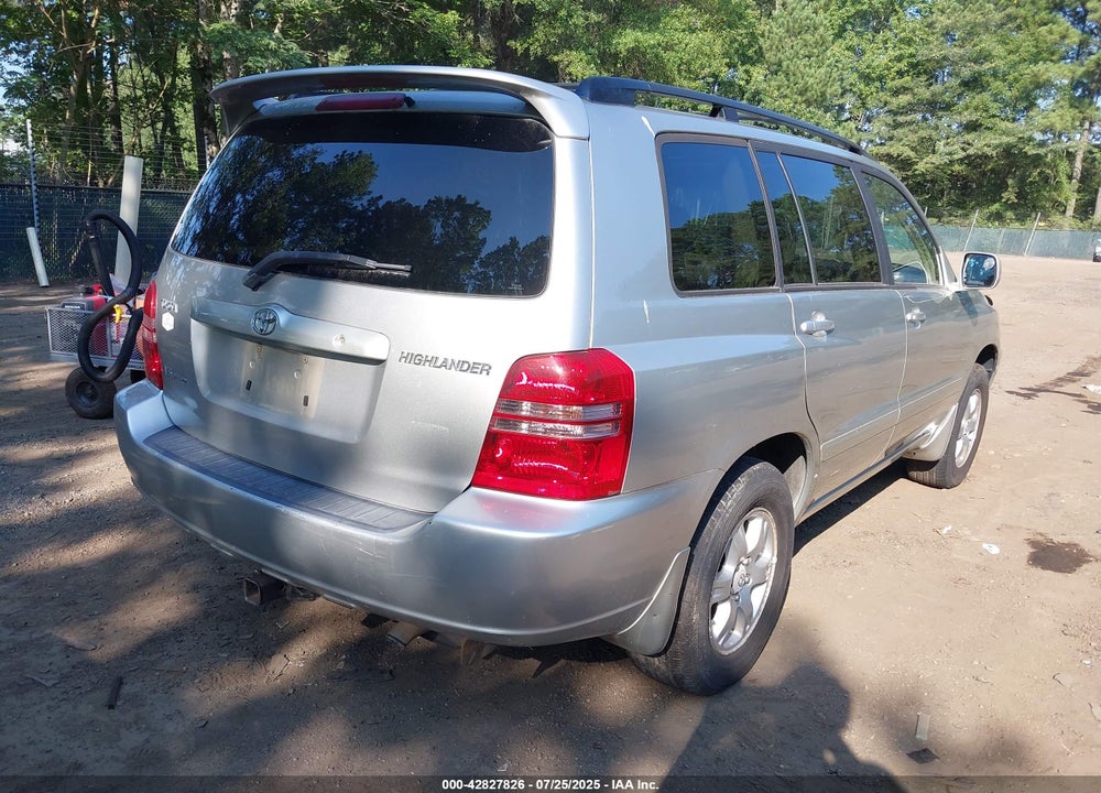 2001 TOYOTA HIGHLANDER VIN: JTEHF21A910010138