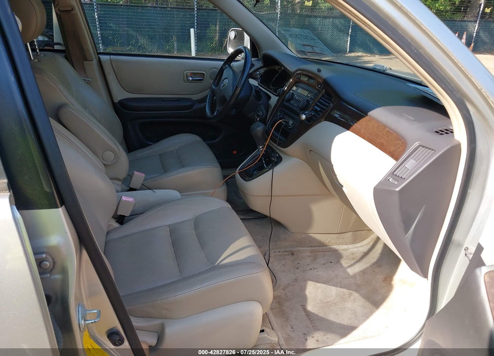 2001 TOYOTA HIGHLANDER VIN: JTEHF21A910010138